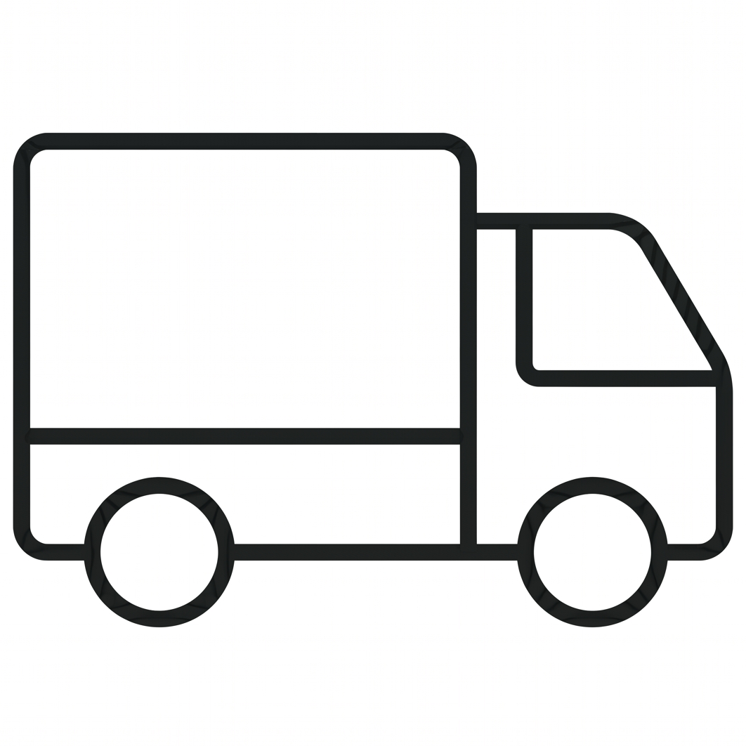 Een vrachtwagen als indicatie voor de gratisbezorg grens van 75 euro
